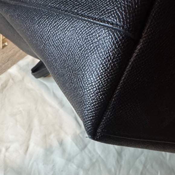 Coach Black Leather Zip-Top Tote bag - Picture 8 of 14